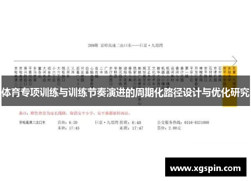 体育专项训练与训练节奏演进的周期化路径设计与优化研究